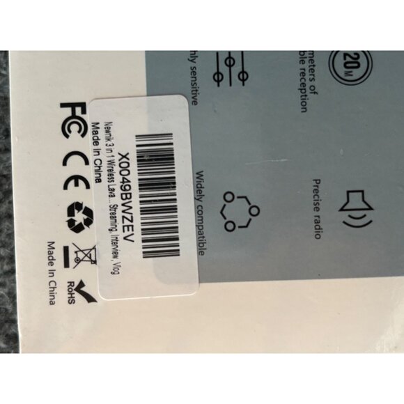 Wireless Microphone Set For Streaming & Interviews With Plug & Play NWB - Picture 5 of 5